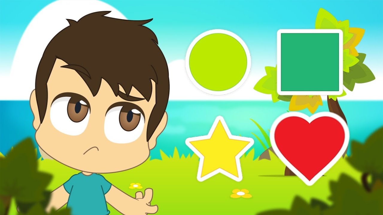 Learn Shapes in Arabic for Kids – تعليم الأشكال للاطفال باللغة العربية