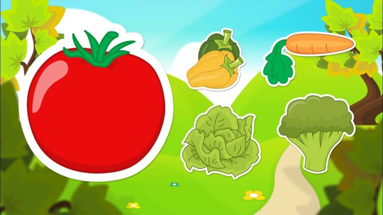 Learn Vegetables in Arabic for Kids – تعليم أسماء الخضروات للاطفال باللغة العربية