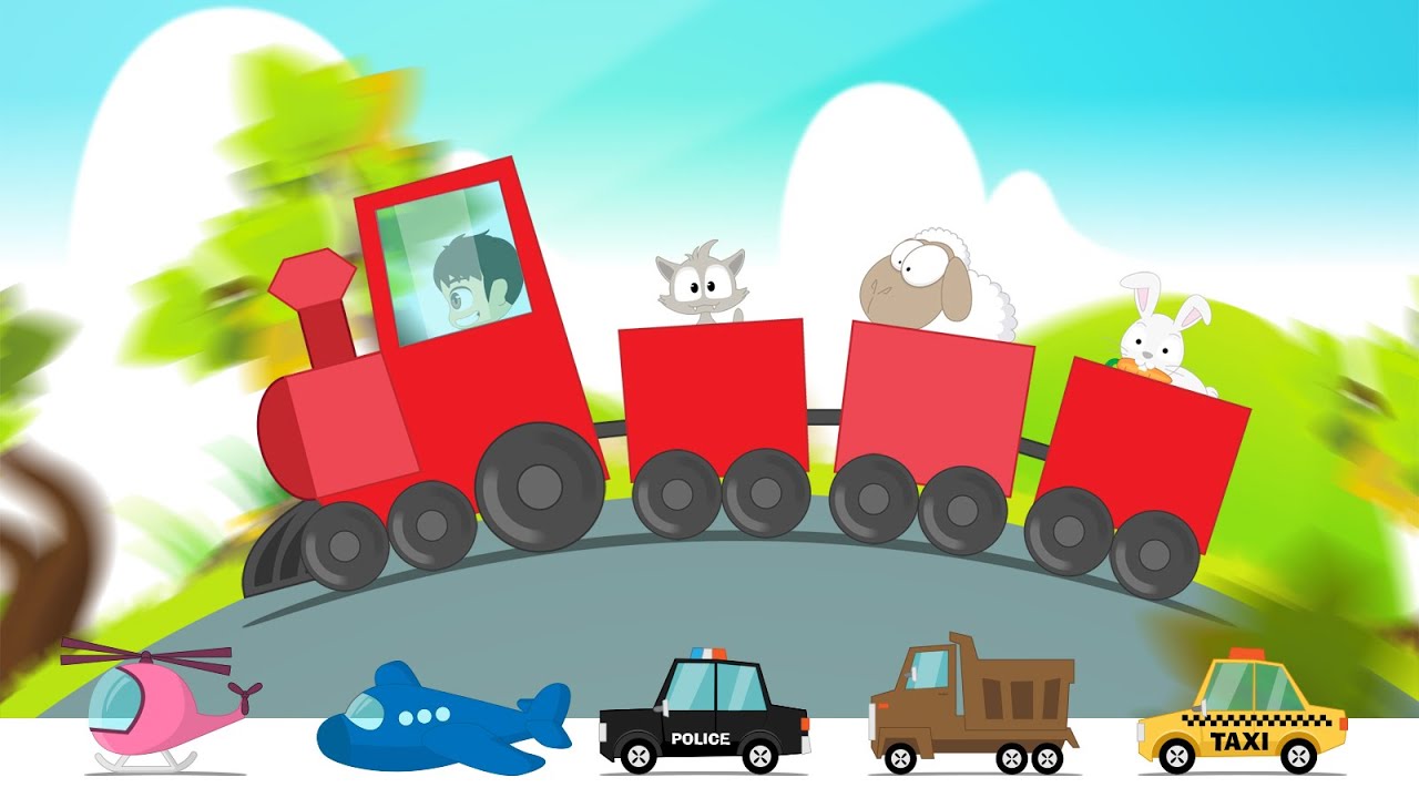 Learn Colors with Street Vehicles in Arabic for Kids – تعليم الألوان مع وسائل النقل للاطفال