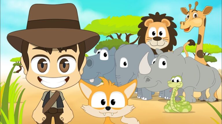Wild Animals in English for Kids – الحيوانات للأطفال – حيوانات الغابة باللغة الإنجليزية للاطفال