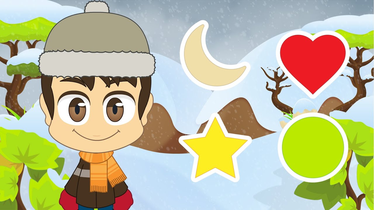 Learn Shapes in French for Kids – تعليم الأشكال للاطفال باللغة الفرنسية
