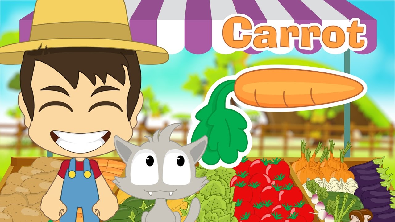 Vegetables in English for Kids – Learn Vegetables Names in English with Zakaria