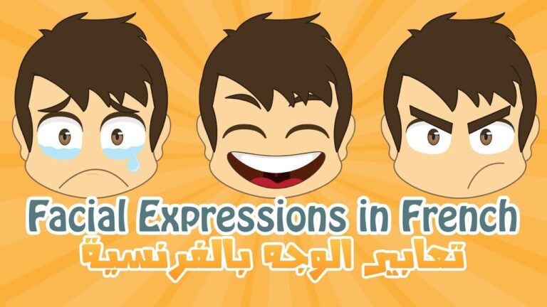 Learn Facial Expressions in French for Kids | Feelings, emotions in French for Children