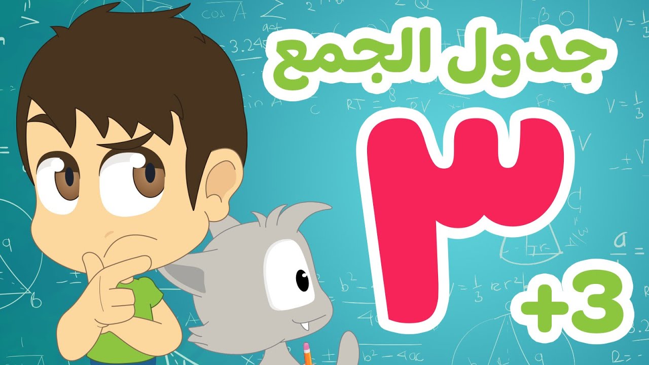عملية الجمع 3 | تعلم جدول الجمع بطريقة سهلة وممتعة للاطفال – تعلم الرياضيات للأطفال مع زكريا