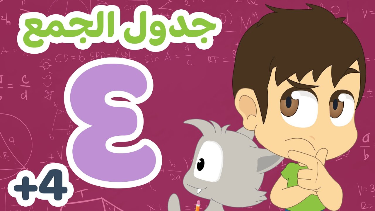 عملية الجمع 4 | تعلم جدول الجمع بطريقة سهلة وممتعة للاطفال – تعلم الرياضيات للأطفال مع زكريا