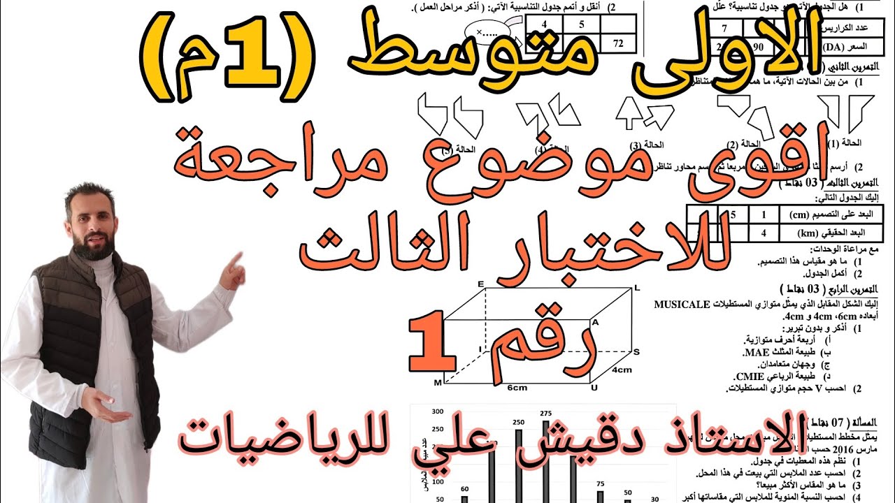 اقول موضوع مقترح للاولى متوسط