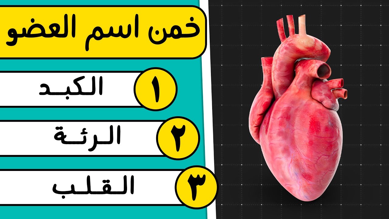🧠 هل يمكنك اجتياز اختبار جسم الإنسان؟ 💪🧬 مسابقة المعرفة العامة