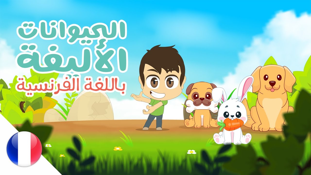 اسماء الحيوانات الأليفة باللغة الفرنسية | تعليم الفرنسية للأطفال مع زكريا