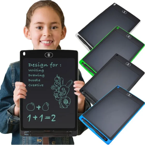 ⁦Planche à dessin électronique avec écran LCD, tablette d'écriture, tablettes graphiques numériques, bloc-notes électronique, tableau et stylo, 8.5 pouces⁩ - الصورة ⁦4⁩