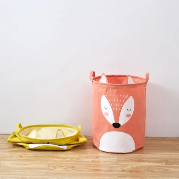 ⁦Panier de rangement pour vêtements, panier de rangement pour vêtements, décoration de maison, baril de rangement pour jouets d'enfants⁩ - الصورة ⁦3⁩