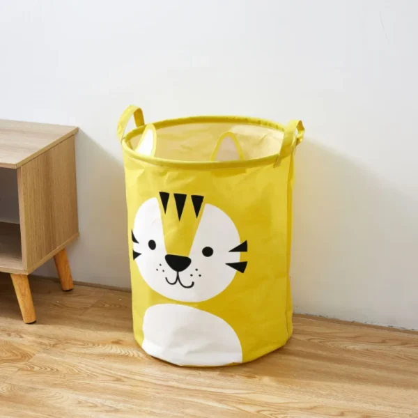 ⁦Panier de rangement pour vêtements, panier de rangement pour vêtements, décoration de maison, baril de rangement pour jouets d'enfants⁩ - الصورة ⁦4⁩