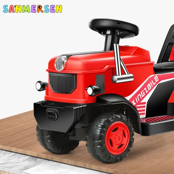 ⁦Véhicule Électrique à 4 Roues pour Enfant, Véhicule à Conduite Automobile, Charge, Hurcar, Voitures pour Enfants, Tracteur Électrique, Cadeau pour Garçon⁩ - الصورة ⁦4⁩