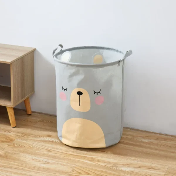⁦Panier de rangement pour vêtements, panier de rangement pour vêtements, décoration de maison, baril de rangement pour jouets d'enfants⁩ - الصورة ⁦5⁩