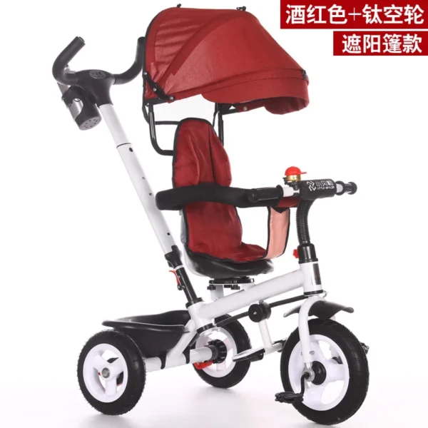 ⁦Tricycle à pousser pour bébé, vélo multimode, trottinette pour enfant, jouets à monter⁩ - الصورة ⁦2⁩