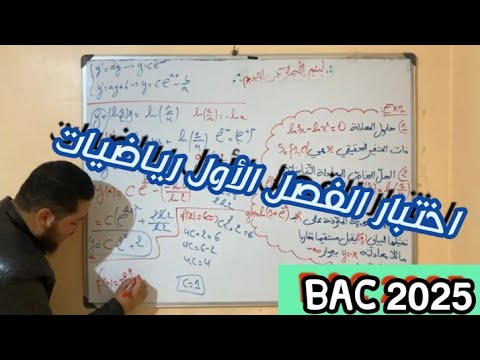 تمرين روعة في الln و المعادلات التفاضلية(أروع و أصعب الأفكار) BAC 2025