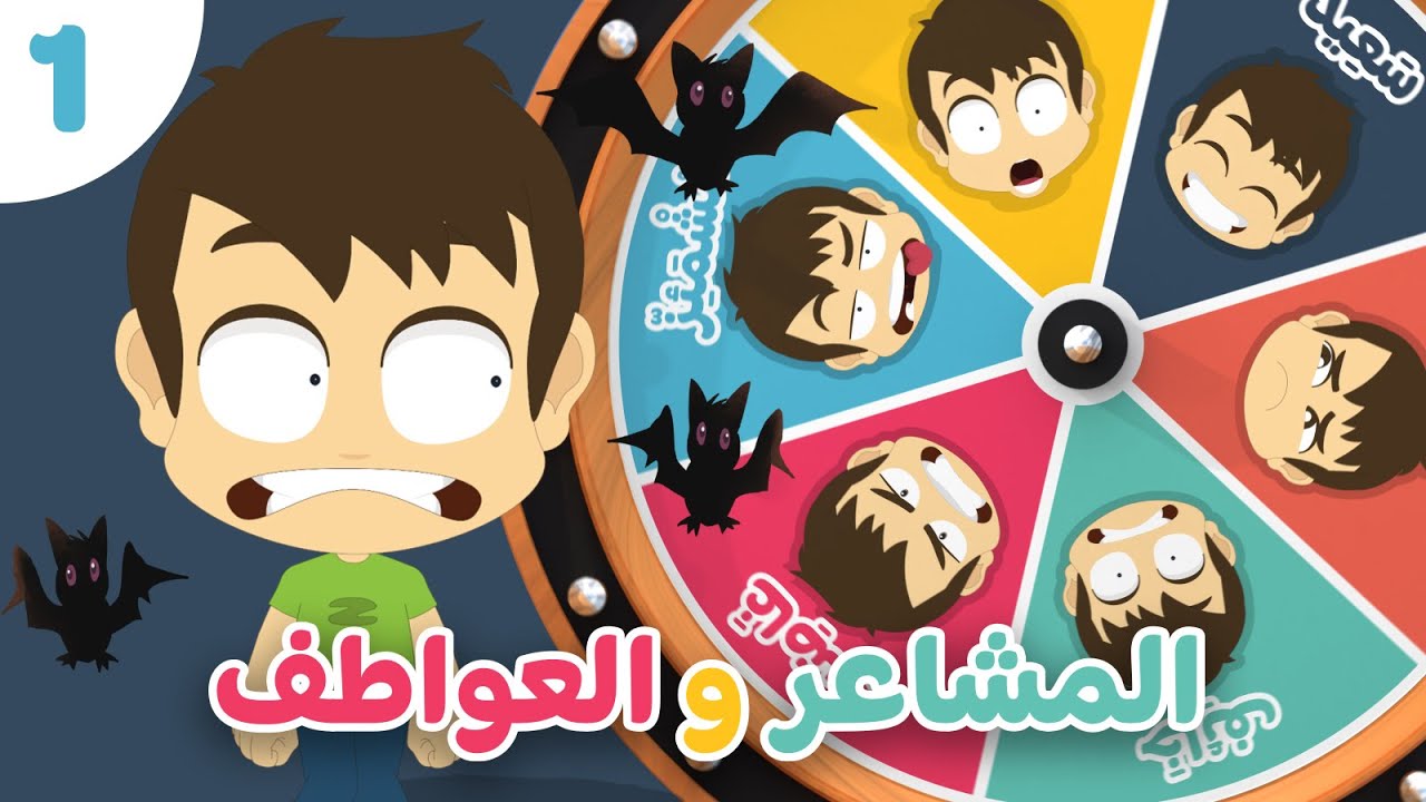 المشاعر و العواطف (الجزء ١) | تعليم تعابير الوجه باللغة العربية للأطفال مع زكريا و زيكو