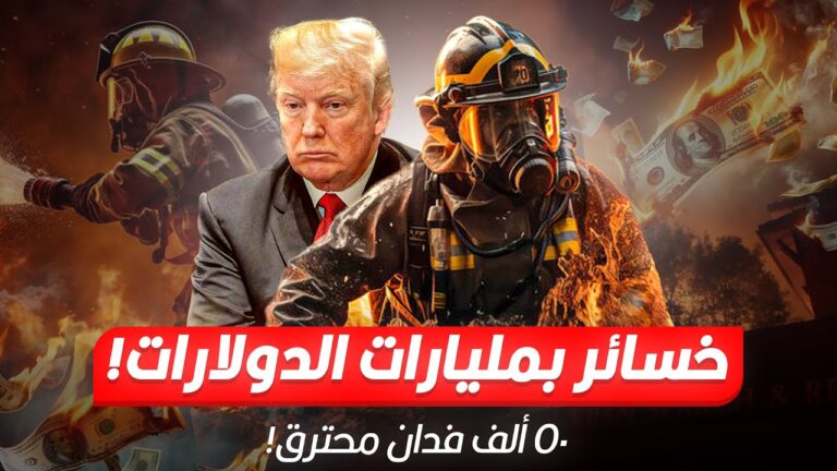 أمريكا خسرت كام لحد دلوقتي بسبب حرائق كاليفورنيا؟