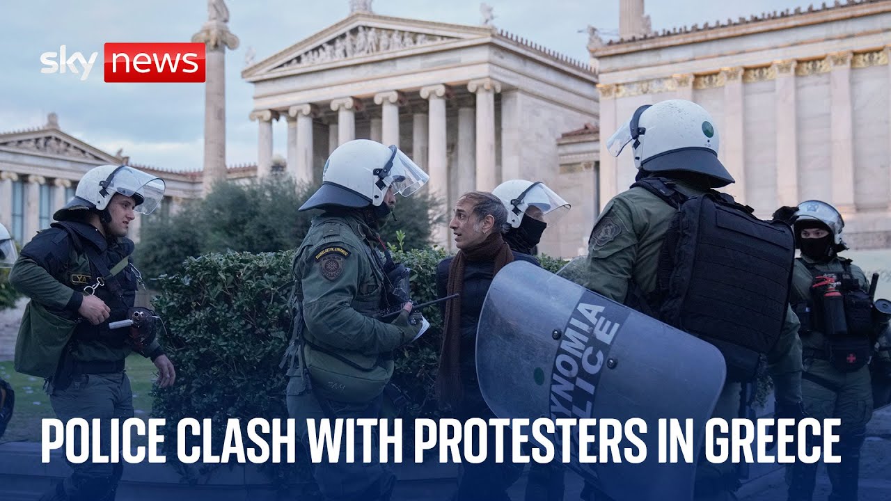 Violent protests in Greece as police and demonstrators clash